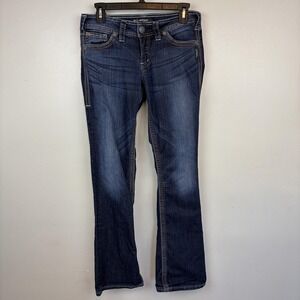 Silver‎ Jeans Co Suki Surplus Jeans Womens 28x32 Dark Bootcut Stretch Denim